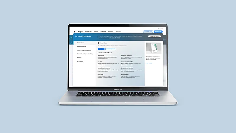 sprinklr.com navigation